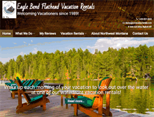 Tablet Screenshot of mtvacationrentals.com